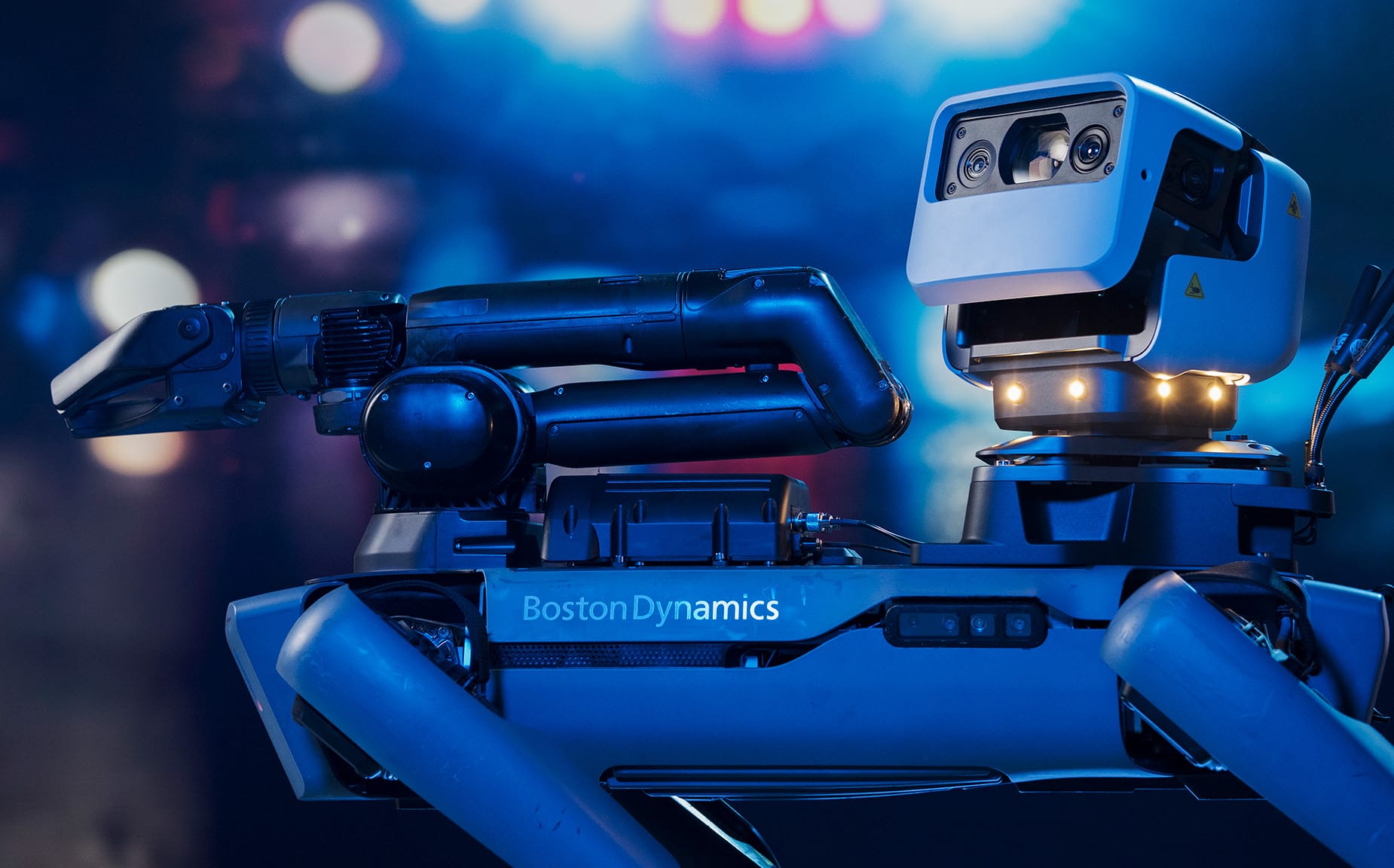 Spot equipped for government and public safety applications